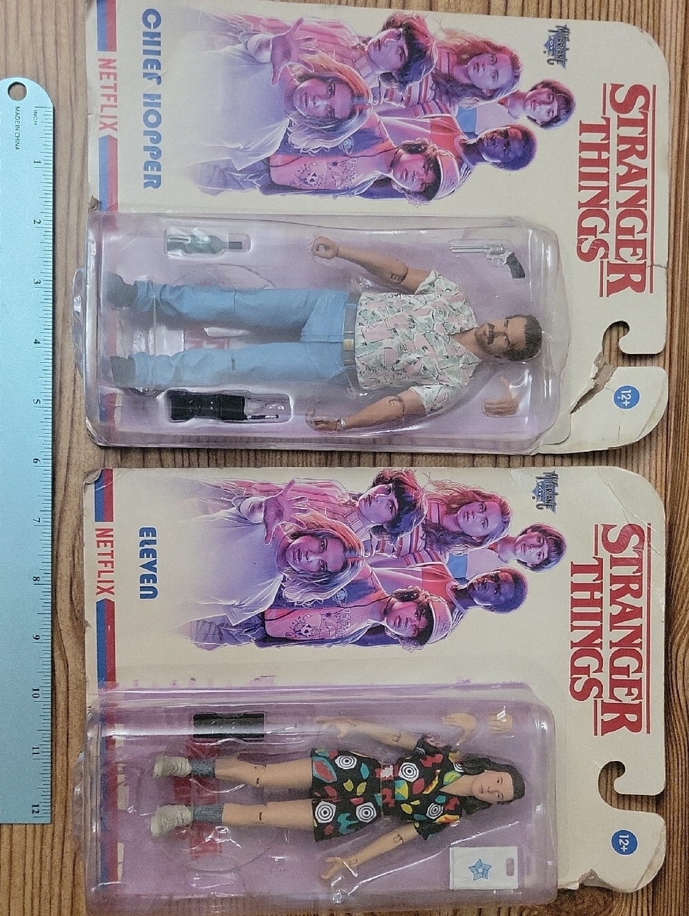 Stranger Things Chief Hopper & Eleven Action Figures (Set of 2)